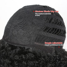 Load image into Gallery viewer, Trending Natural Color Short Bob Straight Human Wigs With Bangs Brazilian Virgin Hair Pixie Cut Wig Human Hair Wig For Black Women Gifts for Girlfriends