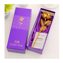 将图片加载到图库查看器,Trendy Flower Gift for Loved ones 24K Gold Rose Gift Big Rose with Gift Box Best Gift for Girlfriend Valentines Day