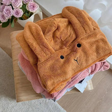 Load image into Gallery viewer, Trendy Rabbit Cartoon Bathrobes For Girls Boys Unisex Soft Hooded And Comfortable Kids Vintage Design Bathrobes