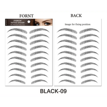 Load image into Gallery viewer, Trendy Waterproof 1 Piece Hair-liked Authentic Eyebrow Tattoo Sticker Waterproof Cosmetics Long Lasting Makeup False Eyebrows Stickers