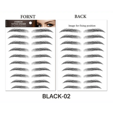 Load image into Gallery viewer, Trendy Waterproof 1 Piece Hair-liked Authentic Eyebrow Tattoo Sticker Waterproof Cosmetics Long Lasting Makeup False Eyebrows Stickers
