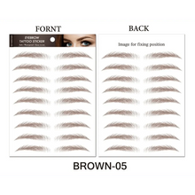 Load image into Gallery viewer, Trendy Waterproof 1 Piece Hair-liked Authentic Eyebrow Tattoo Sticker Waterproof Cosmetics Long Lasting Makeup False Eyebrows Stickers