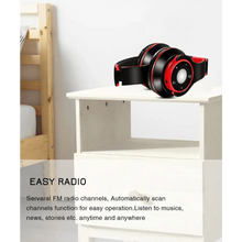 将图片加载到图库查看器,Wireless Headset Bluetooth Earphones and Headphone Foldable Adjustment Bluetooth Wired Headphones TF Card MP3 FM Radios For Online Class Business Trip Travel Video Conference
