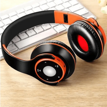 将图片加载到图库查看器,Wireless Headset Bluetooth Earphones and Headphone Foldable Adjustment Bluetooth Wired Headphones TF Card MP3 FM Radios For Online Class Business Trip Travel Video Conference