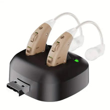 Load image into Gallery viewer, True Hearing Aids (Not Amplifier) for Seniors Rechargeable with Charging Dock