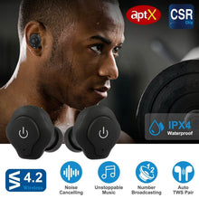 Load image into Gallery viewer, True Wireless Earbuds CSR v4.2 In-Ear Stereo Headsets