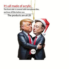Load image into Gallery viewer, Trump & Musk Photo Acrylic Ornament Versatile Hanging Decor