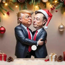Load image into Gallery viewer, Trump & Musk Photo Acrylic Ornament Versatile Hanging Decor