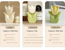 Load image into Gallery viewer, Tulip Candle Aroma Decoration Wedding Souvenir Birthday Gift Decoration Candles Handmade Delicate Tulip Flower Shape Candle Perfect for Birthday Party Wedding Spa Home Decor