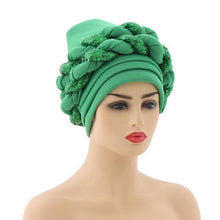 将图片加载到图库查看器,Turbans Pleated Soft Beanie Headwrap Lightweight African Hat Arab Wrap Elegant Muslim Turban Scarf Women Hijabs Hair Accessories Cap bonnet for Women