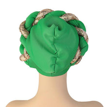 将图片加载到图库查看器,Turbans Pleated Soft Beanie Headwrap Lightweight African Hat Arab Wrap Elegant Muslim Turban Scarf Women Hijabs Hair Accessories Cap bonnet for Women