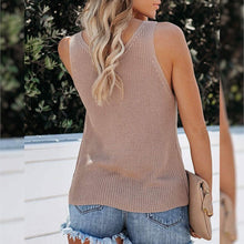 将图片加载到图库查看器,Tutorutor Women's Sleeveless V Neck Sweater
