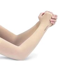 Load image into Gallery viewer, Two Pairs Of Arm Sleeve Sunscreen Cuff Arm Sleeves UV Sun Protect Anti-Slip Summer Men Women Gloves Summer Arm Sleeves Cover Unisex Cooling Sleeves Sports Workout Outdoor Sleeves