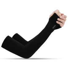 Load image into Gallery viewer, Two Pairs Of Arm Sleeve Sunscreen Cuff Arm Sleeves UV Sun Protect Anti-Slip Summer Men Women Gloves Summer Arm Sleeves Cover Unisex Cooling Sleeves Sports Workout Outdoor Sleeves