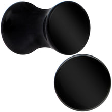 将图片加载到图库查看器,Black UV Acrylic Saddle Plug Set 5mm to 25mm