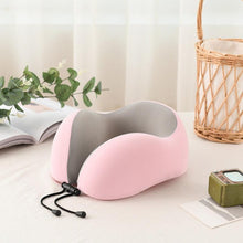 Load image into Gallery viewer, U-Shaped Magnetic Head Pillow Neck Pillow Memory Foam Padding Airplane Travel Office Lunch Break Car Hug Memory Foam Travel Pillow Neck Pillow Ideal for Airplane Travel Comfortable and Lightweight Improved Support Design Neck Pillow