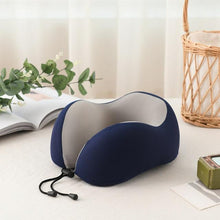 Load image into Gallery viewer, U-Shaped Magnetic Head Pillow Neck Pillow Memory Foam Padding Airplane Travel Office Lunch Break Car Hug Memory Foam Travel Pillow Neck Pillow Ideal for Airplane Travel Comfortable and Lightweight Improved Support Design Neck Pillow