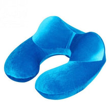 Load image into Gallery viewer, U Shaped Memory Neck Pillows Soft Travel Pillow Massage Neck Pillow Sleeping Airplane Pillow Cervical Healthcare Bedding U Shaped Travel Pillow Car Air Flight Inflatable Pillows Neck Support Headrest Cushion Soft Nursing Cushion