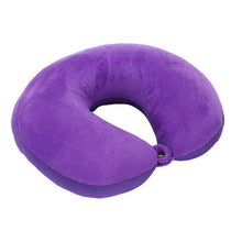 将图片加载到图库查看器,U Shaped Travel Pillow Particles Neck Car Plane Pillows Soft Cushion Home Outdoor Textile Memory Foam U-Shaped Pillow Slow Rebound Neck Pillow Nap Airplane Pillow Sleep With No Neck Pain Super Soft Memory Foam Neck Pillow Easy Washing With Removable Cover