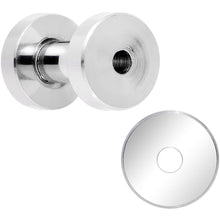 将图片加载到图库查看器,8G Stainless Steel Screw Fit Tunnel Plug Set