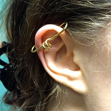 Load image into Gallery viewer, Gold Tone Anodized Spiral Illusion Non Pierced Industrial Barbell