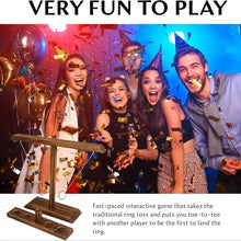 Load image into Gallery viewer, Ultimate Wooden Ring Toss Hook and Ring Indoor Combat Game