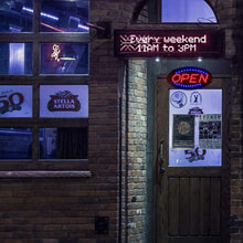 Load image into Gallery viewer, Ultra Bright LED Neon Open Sign