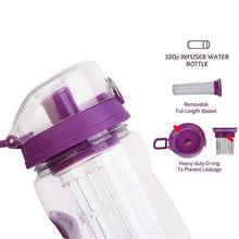将图片加载到图库查看器,Ultra Portable Fruit Infusing Water Bottle 32oz