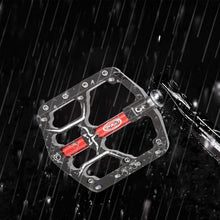 Load image into Gallery viewer, Ultralight Bicycle Pedal Road Flat Anti-slip Cycling Pedal Wide 3 Sealed Bearings Pedals Bicycle Accessories Bike Pedals Bearings Pedals for Bicycle Lightweight Bicycle Pedals For Road Bikes