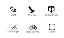 Load image into Gallery viewer, Ultralight Seal Bearings Bicycle Bike Pedals Cycling Nylon Road Pedals Flat Platform Bicycle Parts Accessories Pedals Mountain Bike Pedals Lightweight Nylon Fiber Bicycle Platform Pedals For Mountain Bike