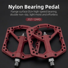 Load image into Gallery viewer, Ultralight Seal Bearings Bicycle Bike Pedals Cycling Nylon Road Pedals Flat Platform Bicycle Parts Accessories Pedals Mountain Bike Pedals Lightweight Nylon Fiber Bicycle Platform Pedals For Mountain Bike