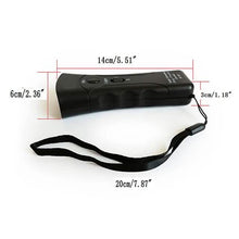 将图片加载到图库查看器,Ultrasonic Aggressive Animal Attacks Repeller Flashlight