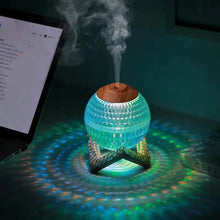 Load image into Gallery viewer, Ultrasonic Moon Night Light Humidifier Dimmable USB Humidificador Mist Maker