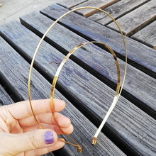 Load image into Gallery viewer, Unique 3 Layer Headband Wedding Bridal Hair Accessories Gold Tiara Crown Jewelry for Women Hair band Metal Headpiece Gorgeous Hair Accessories For Women