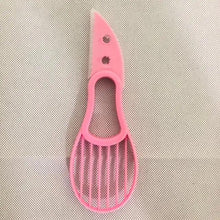 Load image into Gallery viewer, Unique Design 3 In 1 Avocado Slicer Shea Corer Butter Fruit Peeler Cutter Pulp Separator Plastic Knife Kitchen Vegetable Tools Kitchen Gadgets