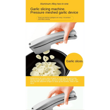 Load image into Gallery viewer, Unique Design Kitchen Household Manual Garlic Press Aluminum Alloy Garlic Maker Garlic Squeeze Garlic Press Kitchen Gadget