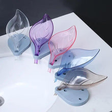 Load image into Gallery viewer, Unique Design Leaf Shape Soap Box Drain Soap Holder Box Bathroom Accessories Toilet Laundry Soap Box Bathroom Supplies Tray Gadgets