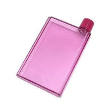 将图片加载到图库查看器,Unique Design Portable Book Paper Cup Botlte Flat Water Bottle Clear Paper Pad Water Bottle Flat Drinks Kettle Notebook Drink Bottle for Water