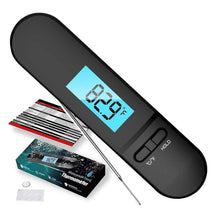 Load image into Gallery viewer, Unique Food Kitchen Digital Meat Thermometer BBQ Instant Read Food Thermometer Waterproof With Backlight And Magnet For Kitchen Cooking Grilling BBQ Backing Liquids Oil Waterproof Kitchen Thermometer For Cooking Tools