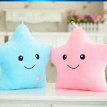 Load image into Gallery viewer, Unique Luminous Pillow Vivid Star Design LED Light Cushion Plush Pillow Night Light Plush Pillows Stuffed Star Pillow Led Light Creative Twinkle Star Glowing LED Night Light Plush Pillows Stuffed Toys For Bedroom Sofa Creative Birthday Gift Toy For Kids
