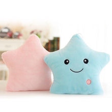 Load image into Gallery viewer, Unique Luminous Pillow Vivid Star Design LED Light Cushion Plush Pillow Night Light Plush Pillows Stuffed Star Pillow Led Light Creative Twinkle Star Glowing LED Night Light Plush Pillows Stuffed Toys For Bedroom Sofa Creative Birthday Gift Toy For Kids