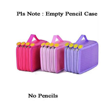 将图片加载到图库查看器,Unique Purple Cute Big 36/48/72 Holes Stationery Students Pencil Case High Quality Large Capacity Pencil Box
