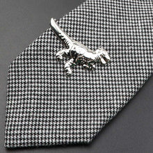 Load image into Gallery viewer, Unique Stainless Tie Clips Guitar Lizard Shaped Tie Clips Tie Clip Classic Tie Bar Clip Regular Trendy Durable Metallic Necktie Clips Wedding Business Ties Necktie Clips Pin For Mens Ideal Gift