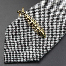 Load image into Gallery viewer, Unique Stainless Tie Clips Guitar Lizard Shaped Tie Clips Tie Clip Classic Tie Bar Clip Regular Trendy Durable Metallic Necktie Clips Wedding Business Ties Necktie Clips Pin For Mens Ideal Gift