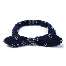 将图片加载到图库查看器,Unique Style Women's Soft Solid Print Headbands Vintage Cross Knot Elastic Hairbands Bandanas Girls Hair Bands Hair Accessories