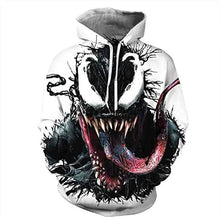 Load image into Gallery viewer, Unisex 3D Pattern Venom Printed Hoodies