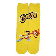 Load image into Gallery viewer, Unisex 3D Print Funny Art Socks Cotton for Lovers with Painting and Snacks Funny Socks Long Kawaii Cute and Cool Gifts for Men And Women