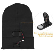 Load image into Gallery viewer, Unisex 5 LED Knitted Beanie Winter Warm Hat