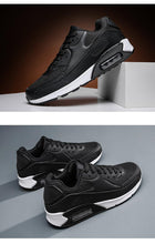 将图片加载到图库查看器,Unisex Air Cushion Sneakers Men's Colorful Casual Fashion Jogging Sneakers Outdoor Sports Sneakers Lace Up Unisex Walk Women's Air Athletic Running Sneakers