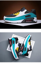 将图片加载到图库查看器,Unisex Air Cushion Sneakers Men's Colorful Casual Fashion Jogging Sneakers Outdoor Sports Sneakers Lace Up Unisex Walk Women's Air Athletic Running Sneakers